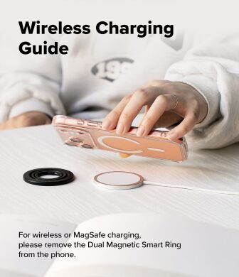 Магнітне кільце-тримач Ringke Dual Magnetic Smart Ring (8800328816848) - Black