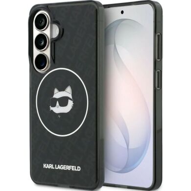 Защитный чехол Karl Lagerfeld IML Repeated Choupette MagSafe для Samsung Galaxy S26 (S942) KLHMS26SHMKBCHOK - Black