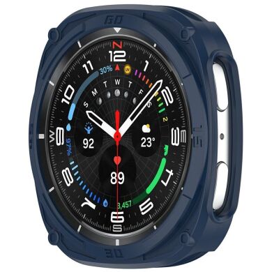 Захисний чохол Deexe Hollow Cover для Samsung Galaxy Watch 8 (40mm) - Midnight Blue