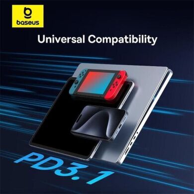 Кабель Baseus Flash 2 Type-C to Type-C 240W (3.1А, 1.8m) P10311803112 - Black