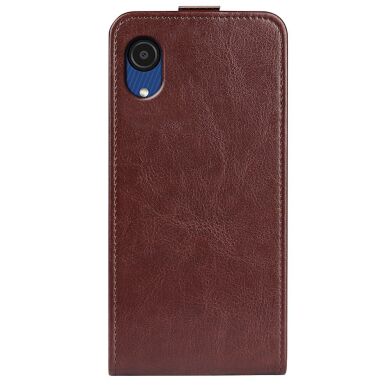 Чохол Deexe Flip Case для Samsung Galaxy A03 Core (A032) - Brown