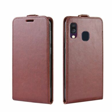 Чохол Deexe Flip Case для Samsung Galaxy A40 (А405), Brown