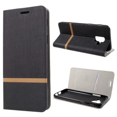 Чехол Deexe Lines Texture для Samsung Galaxy A6 2018 (A600) - Black