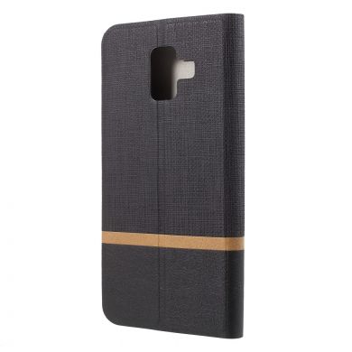 Чехол Deexe Lines Texture для Samsung Galaxy A6 2018 (A600) - Black