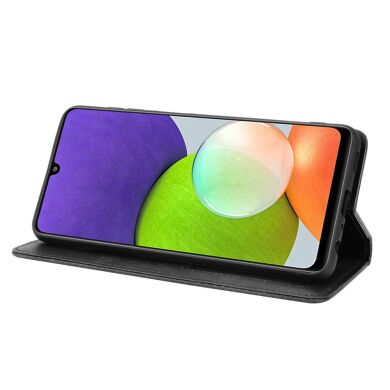 Чехол Deexe Retro Style для Samsung Galaxy A22 (A225) / M22 (M225) - Black