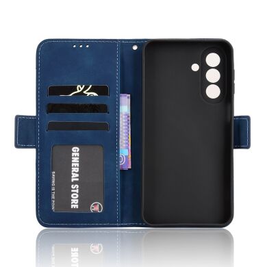 Чехол Deexe Wallet Stand для Samsung Galaxy A27 (A276) - Blue