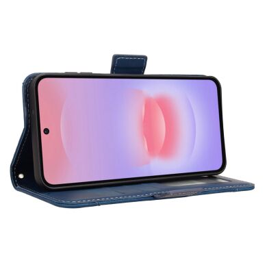 Чехол Deexe Wallet Stand для Samsung Galaxy A27 (A276) - Blue