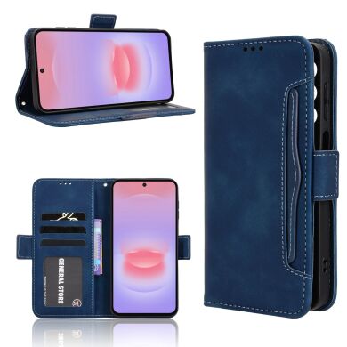 Чехол Deexe Wallet Stand для Samsung Galaxy A27 (A276) - Blue