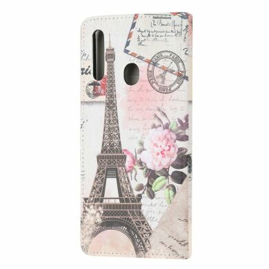 Чехол-книжка Deexe Color Wallet для Samsung Galaxy A20s (A207) - Eiffel Tower