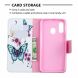 Чохол-книжка Deexe Color Wallet для Samsung Galaxy A40 (А405) - Butterflies and Flowers