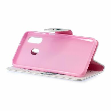 Чохол-книжка Deexe Color Wallet для Samsung Galaxy A40 (А405) - Butterflies and Flowers