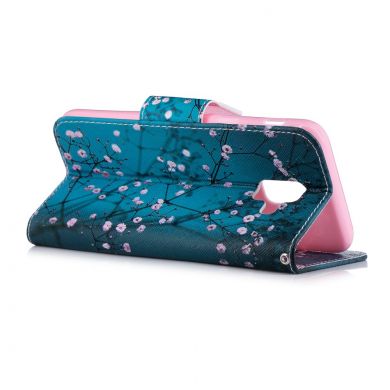 Чохол-книжка Deexe Color Wallet для Samsung Galaxy A6 2018 (A600) - Apricot Tree