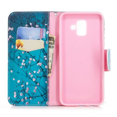 Чохол-книжка Deexe Color Wallet для Samsung Galaxy A6 2018 (A600) - Apricot Tree