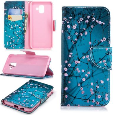 Чохол-книжка Deexe Color Wallet для Samsung Galaxy A6 2018 (A600) - Apricot Tree