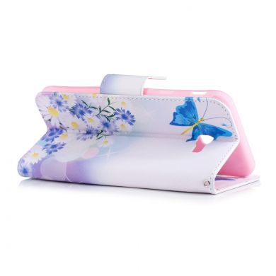 Чохол-книжка Deexe Color Wallet для Samsung Galaxy J4+ (J415), Blue Butterflies