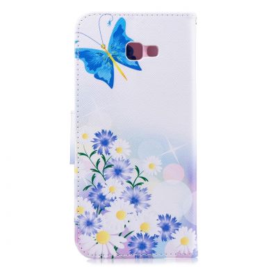 Чохол-книжка Deexe Color Wallet для Samsung Galaxy J4+ (J415), Blue Butterflies