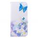 Чехол-книжка Deexe Color Wallet для Samsung Galaxy J4+ (J415) - Blue Butterflies. Фото 2 из 8