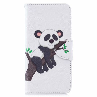 Чехол-книжка Deexe Color Wallet для Samsung Galaxy M20 (M205) - Panda Climbing Tree