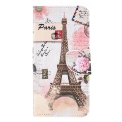 Чехол-книжка Deexe Color Wallet для Samsung Galaxy M20 (M205) - Eiffel Tower
