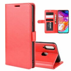 Чехол-книжка Deexe Wallet Style для Samsung Galaxy A20s (A207) - Red