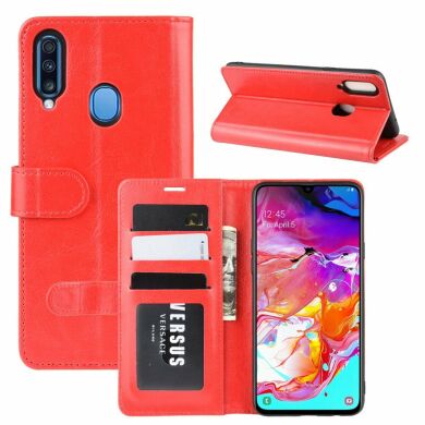 Чехол-книжка Deexe Wallet Style для Samsung Galaxy A20s (A207) - Red