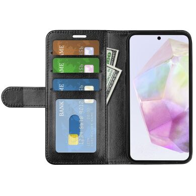 Чехол-книжка Deexe Wallet Style для Samsung Galaxy A36 (A366) - Black