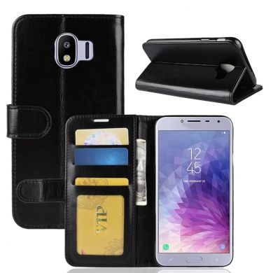 Чехол-книжка Deexe Wallet Style для Samsung Galaxy J4 2018 (J400) - Black