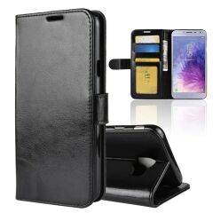 Чехол-книжка Deexe Wallet Style для Samsung Galaxy J4 2018 (J400) - Black