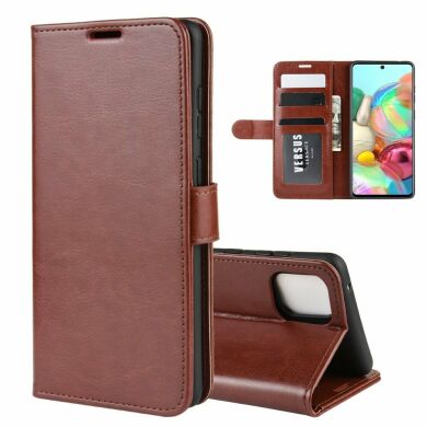 Чехол-книжка Deexe Wallet Style для Samsung Galaxy Note 10 Lite (N770) - Brown