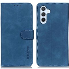 Чехол-книжка KHAZNEH Retro Wallet для Samsung Galaxy S24 FE (S721) - Blue