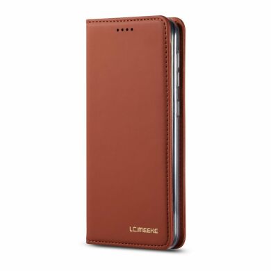 Чехол-книжка LC.IMEEKE LC-002 для Samsung Galaxy A10 (A105) - Brown