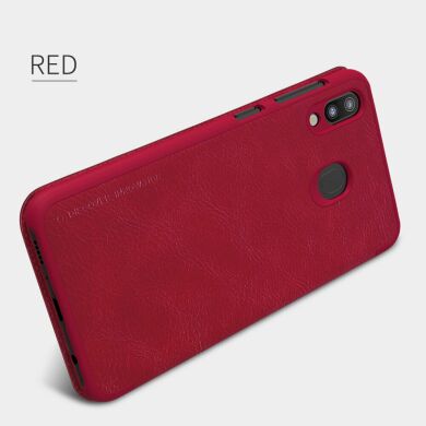 Чехол-книжка NILLKIN Qin Series для Samsung Galaxy M20 (M205) - Red