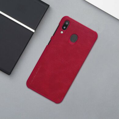 Чехол-книжка NILLKIN Qin Series для Samsung Galaxy M20 (M205) - Red