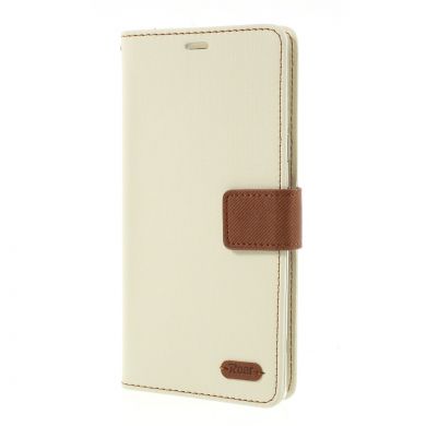 Чехол-книжка ROAR KOREA Cloth Texture для Samsung Galaxy Note 9 - White