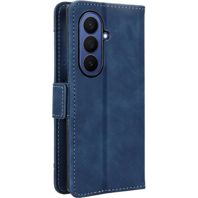 Чехол-книжка с карманами Deexe Wallet Stand (FF) для Samsung Galaxy Fold 8 Ultra - Blue