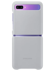 Чохол Leather Cover для Samsung Galaxy Flip (F700) EF-VF700LSEGRU - Silver