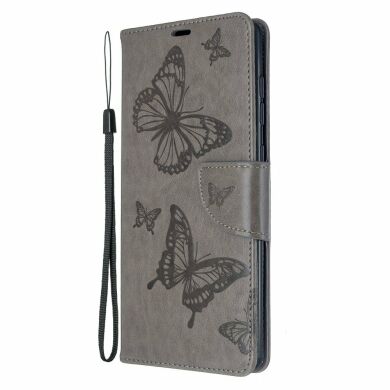 Чохол UniCase Butterfly Pattern для Samsung Galaxy A71 (A715) - Grey