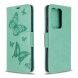 Чехол UniCase Butterfly Pattern для Samsung Galaxy S20 Ultra (G988) - Green. Фото 4 из 8