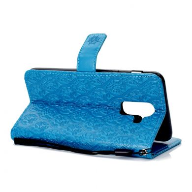 Чехол UniCase Leaf Wallet для Samsung Galaxy A6+ 2018 (A605) - Baby Blue