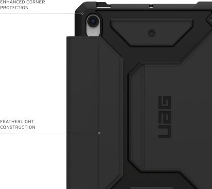Чехол URBAN ARMOR GEAR (UAG) Metropolis SE Series для Samsung Galaxy Tab S9 FE (X510/516) / Tab S10 FE (X520/526) 224415114040 - Black