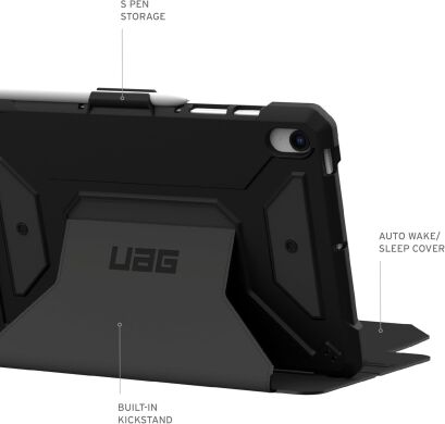 Чехол URBAN ARMOR GEAR (UAG) Metropolis SE Series для Samsung Galaxy Tab S9 FE (X510/516) / Tab S10 FE (X520/526) 224415114040 - Black