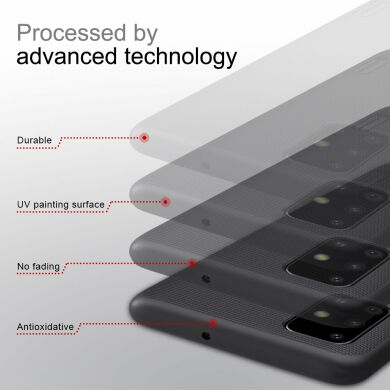 Пластиковый чехол NILLKIN Frosted Shield для Samsung Galaxy A51 (A515) - Black
