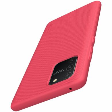 Пластиковый чехол NILLKIN Frosted Shield для Samsung Galaxy S10 Lite (G770) - Red