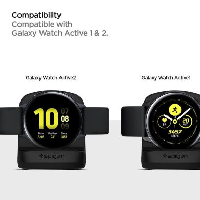 Підставка Spigen (SGP) S351 Night Stand для Samsung Galaxy Watch Active / Active 2 - Black