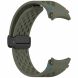 Ремешок Deexe Astra Strap для Samsung Galaxy Watch 4 / 4 Classic / 5 / 5 Pro / 6 / 6 Classic / 7 / FE - Army Green. Фото 3 из 7