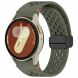 Ремешок Deexe Astra Strap для Samsung Galaxy Watch 4 / 4 Classic / 5 / 5 Pro / 6 / 6 Classic / 7 / FE - Army Green. Фото 2 из 7