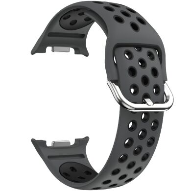 Ремешок Deexe Dual Color для Samsung Galaxy Watch 8 (40/44mm) / 8 Classic - Black / Black