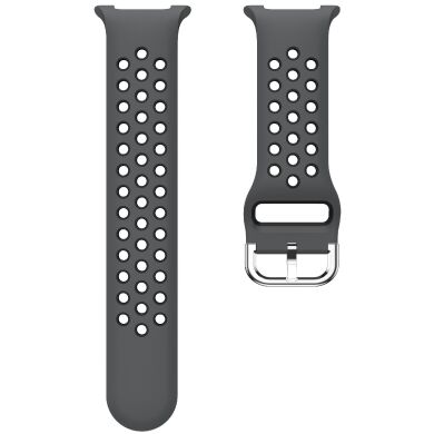 Ремешок Deexe Dual Color для Samsung Galaxy Watch 8 (40/44mm) / 8 Classic - Black / Black