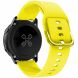 Ремінець Deexe Soft Silicone для годинників з шириною кріплення 20мм - Yellow