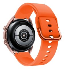 Ремінець Deexe Soft Silicone для  Samsung Galaxy Watch 3 (41mm) - Orange